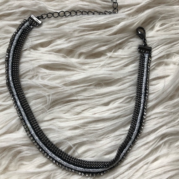 Grey and Silver Choker - Picture 3 of 4